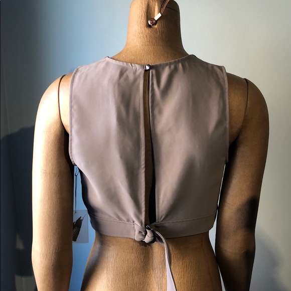 2/$30 New Mauve Crop Top - Picture 2 of 7